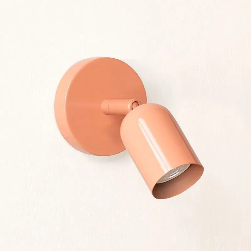 Nordic Minimalist Macaron Wall Lamp Room Wall Sconce Bedroom Bedside Wall Light Study Hallway Aisle Indoor Decor Light Fixtures