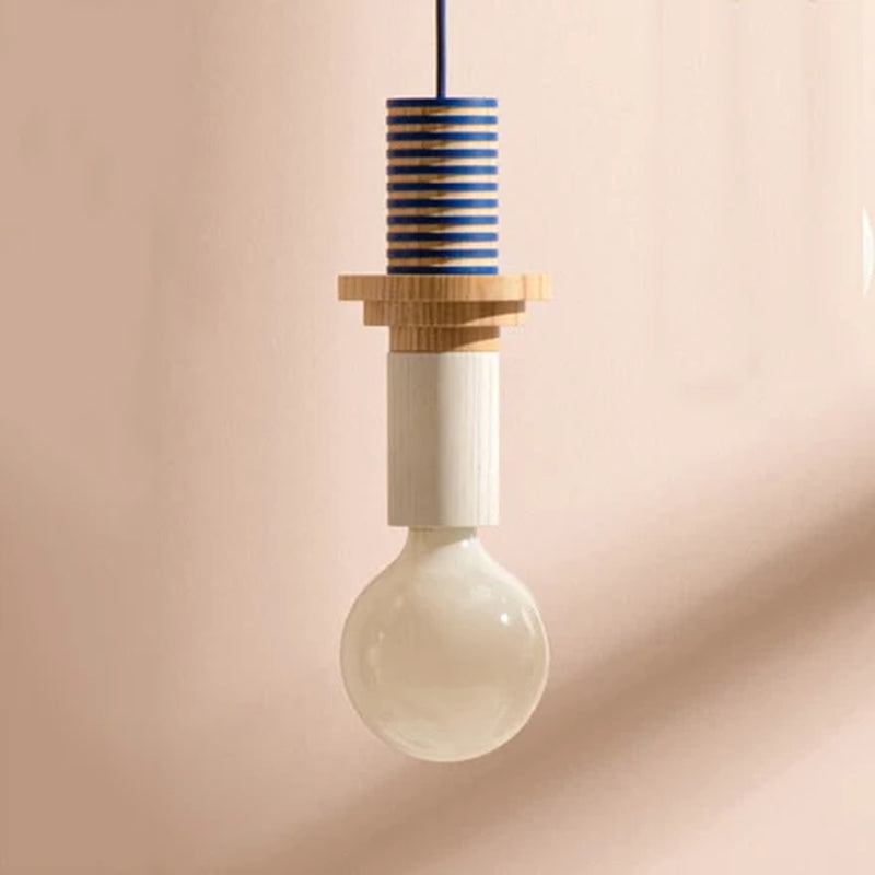 Modern Wood LED Pendant Lights Nordic Kitchen Home Decor Hanging Lamp Restaurant Ceiling Chandelier Lustre Bedroom Light Fixture