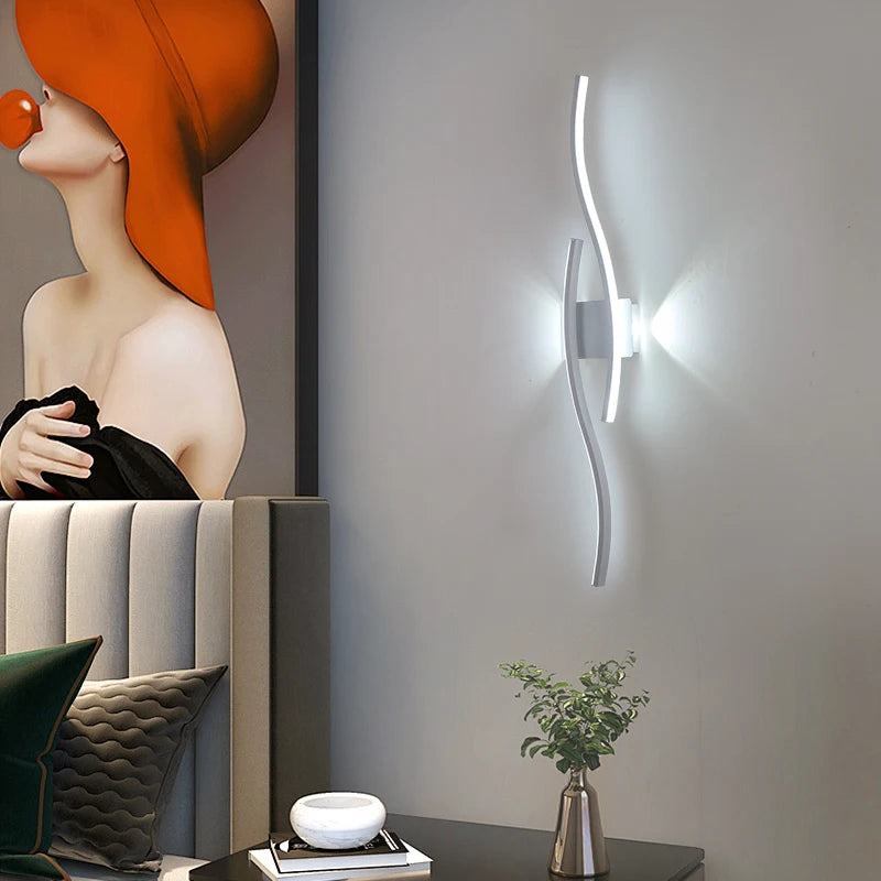 Modern LED Wall Lamp Branch Wall Light for Living Room Background Bedroom Bedside Aisle Wall Sconce Light Lighting Fixture