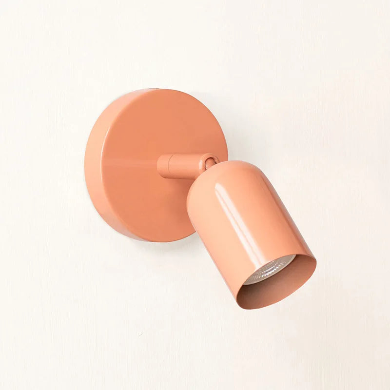 Nordic Minimalist Macaron Wall Lamp Room Wall Sconce Bedroom Bedside Wall Light Study Hallway Aisle Indoor Decor Light Fixtures