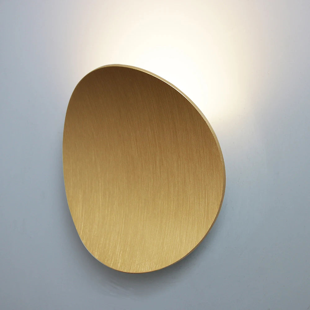 LED Indoor Wall Lamps Modern Simple Aluminum Wall Lamp Bedroom and Living Room Lighting Black White Gold Wall Lamp Light Fixture