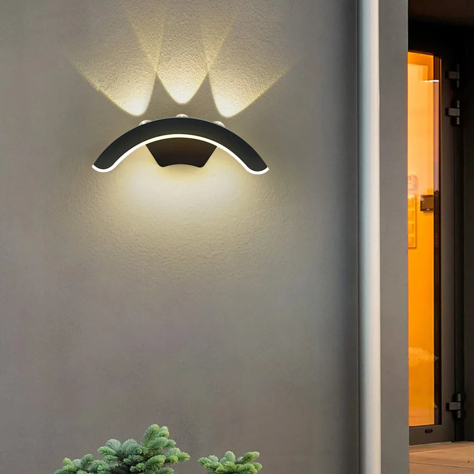 Waterproof IP66 Outdoor Wall Light 10W LED Wall Lamp Sconce Balcony Garden Decoration Lighting Lamp AC110V 220V