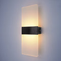 Modern Minimalist Wall Lamp, Indoor LED Wall Light, Aluminum Acrylic Hardwire, Bedroom Living Room Corridor Staircase Sconces