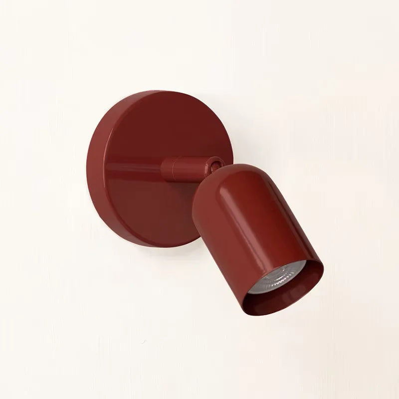 Nordic Minimalist Macaron Wall Lamp Room Wall Sconce Bedroom Bedside Wall Light Study Hallway Aisle Indoor Decor Light Fixtures