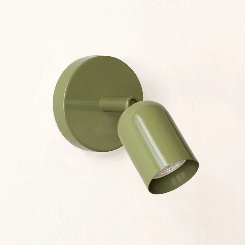 Nordic Minimalist Macaron Wall Lamp Room Wall Sconce Bedroom Bedside Wall Light Study Hallway Aisle Indoor Decor Light Fixtures