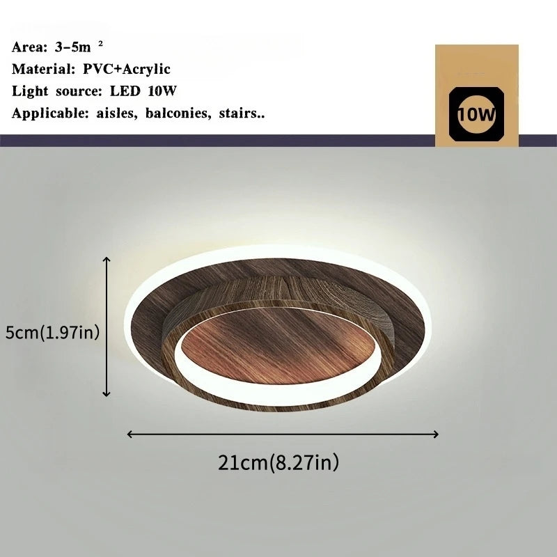 Modern Simple LED Decor Ceiling Light Nordic Luxury Indoor Ceiling Lamp Living Room Aisle Bedroom Creative Metal Ceiling Light