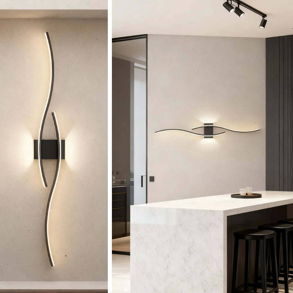 Modern LED Wall Lamp Branch Wall Light for Living Room Background Bedroom Bedside Aisle Wall Sconce Light Lighting Fixture