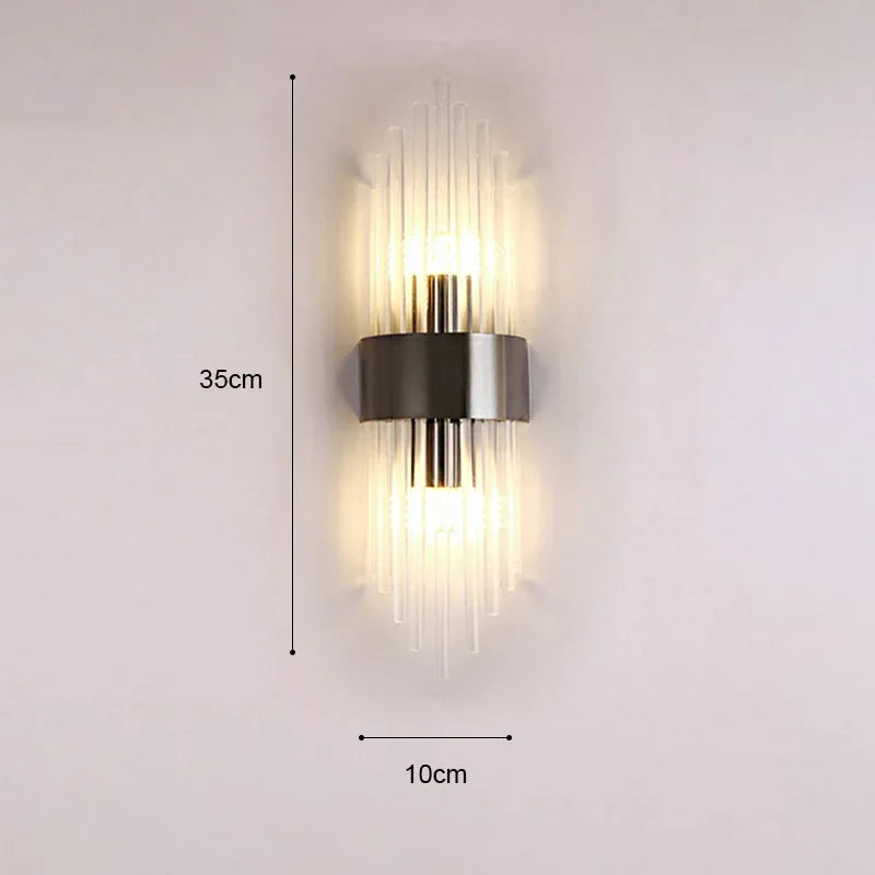 Luxury Wall Lamp LED Gold Wall Light Indoor Lighting Wall Sconce Home Decoration for Designer Living Room Bedroom Bedside Stairs
