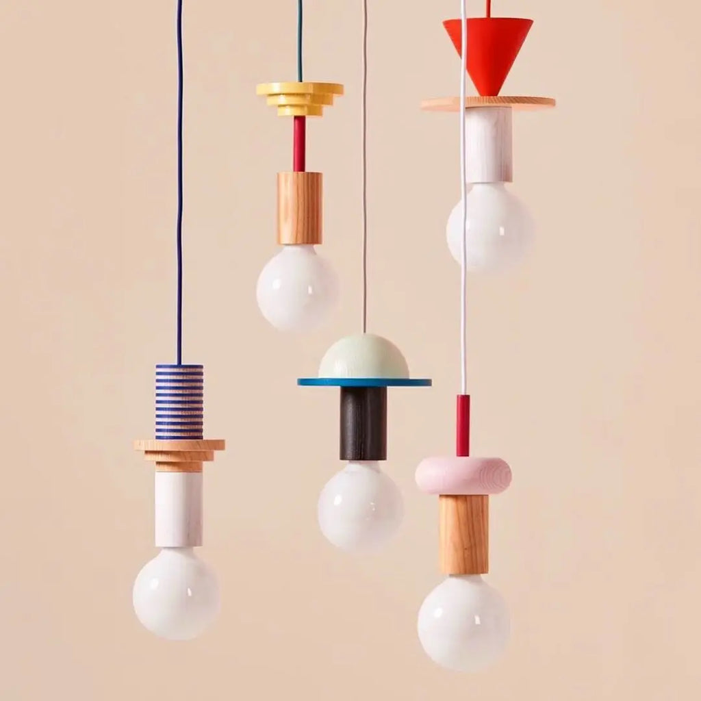 Modern Wood LED Pendant Lights Nordic Kitchen Home Decor Hanging Lamp Restaurant Ceiling Chandelier Lustre Bedroom Light Fixture