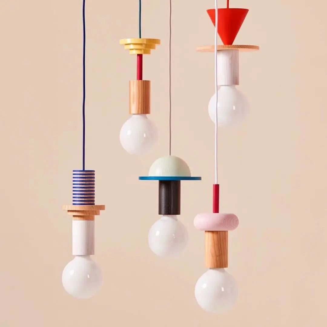 Modern Wood LED Pendant Lights Nordic Kitchen Home Decor Hanging Lamp Restaurant Ceiling Chandelier Lustre Bedroom Light Fixture