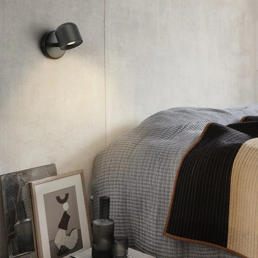 Aisilan LED Wall Sconce Lamp Dimmable Spotlight Adjustable Wall Light for Bedside Reading Corridor Mirror Picture