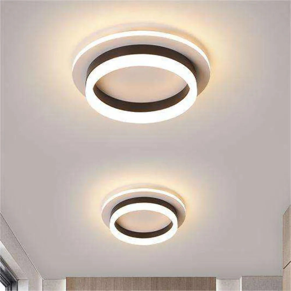 Modern LED Ceiling Light Luxury Golden Acrylic Entrance Hall Passage Lamp Living Room Corridor Bedroom Study Kitchen Fixture