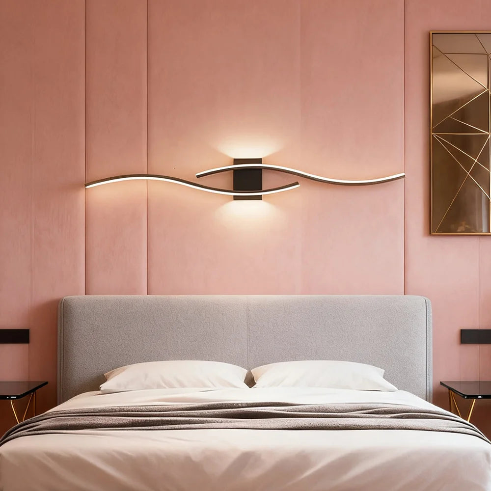 Modern LED Wall Lamp Branch Wall Light for Living Room Background Bedroom Bedside Aisle Wall Sconce Light Lighting Fixture